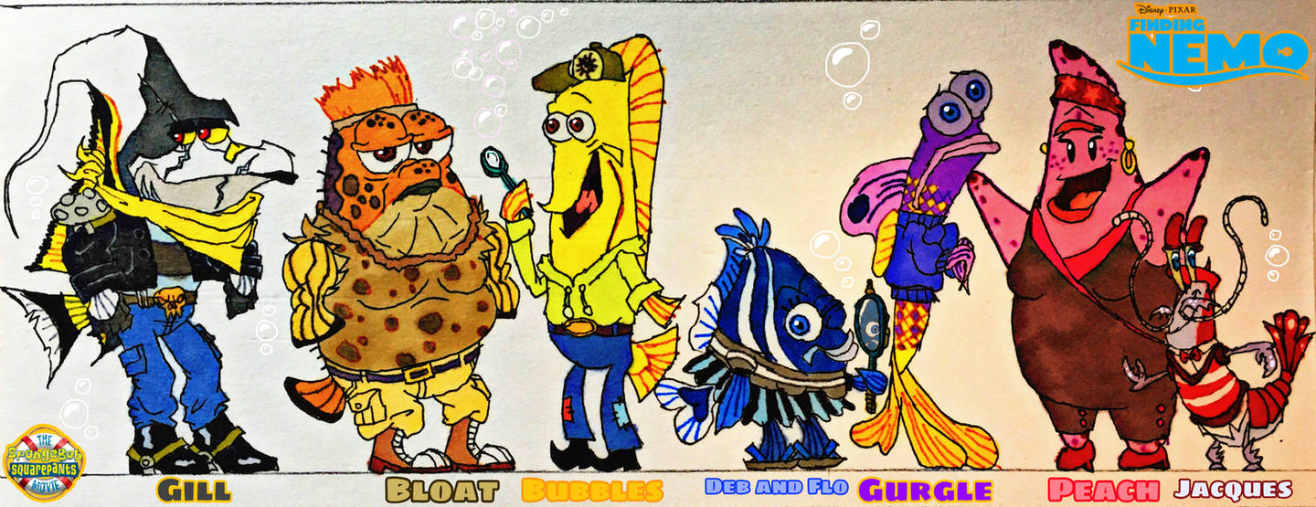 The Tank Gang (SpongeBob movie styled) by wilduda on DeviantArt