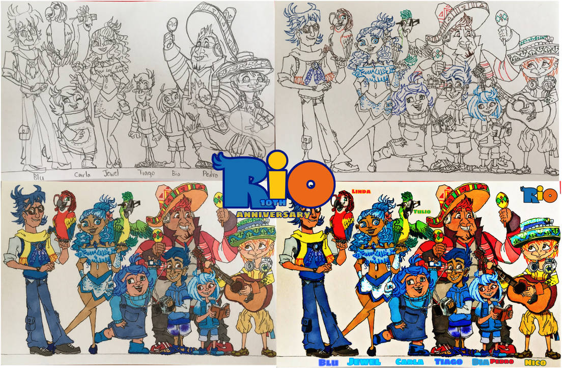 Human From Rio My Rio Humanized Concept for the movie by wilduda on DeviantArt