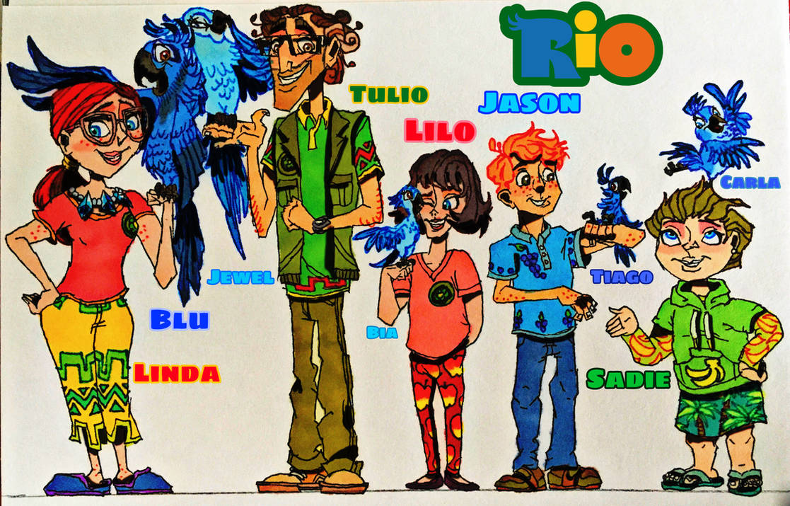 Child From Rio Rio: Linda and Tulio's children by wilduda on DeviantArt