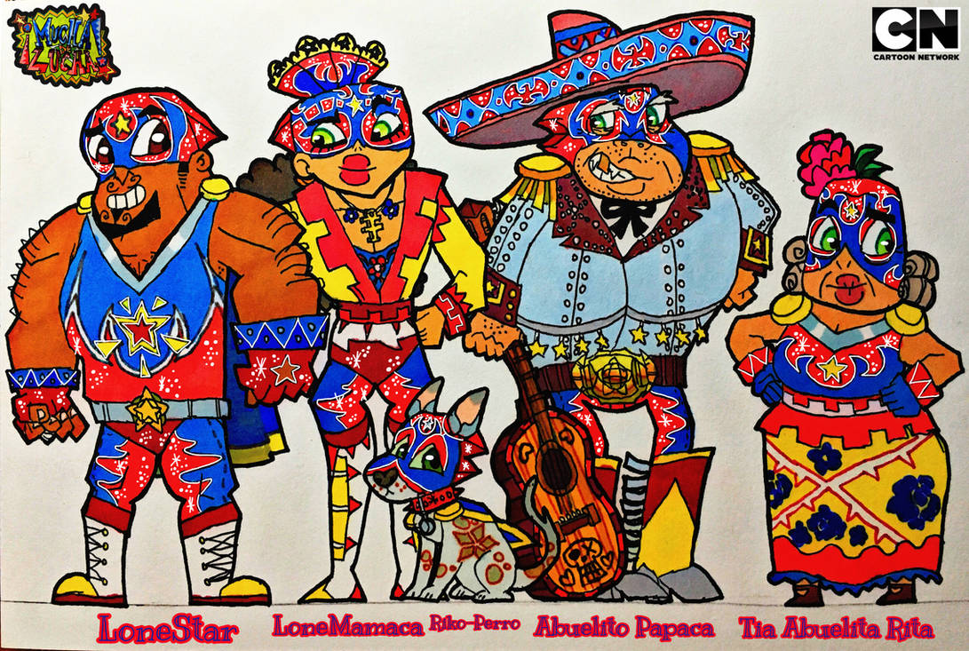 Mucha De Lucha Reboot: Rikochet's Familia by wilduda on DeviantArt