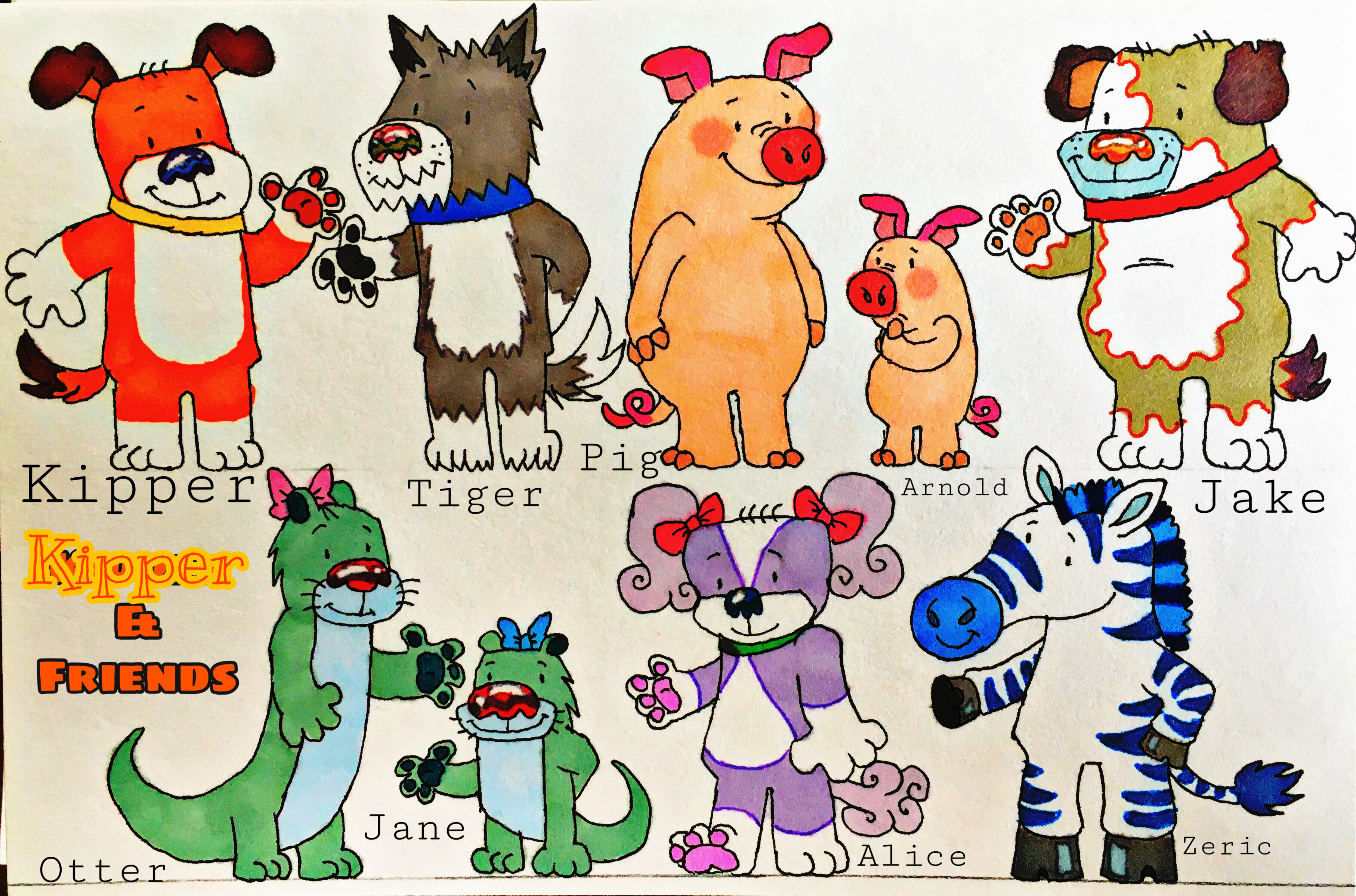 Kipper and friends (reboot) by wilduda on DeviantArt Kipper and friends (reboot) by wilduda on DeviantArt