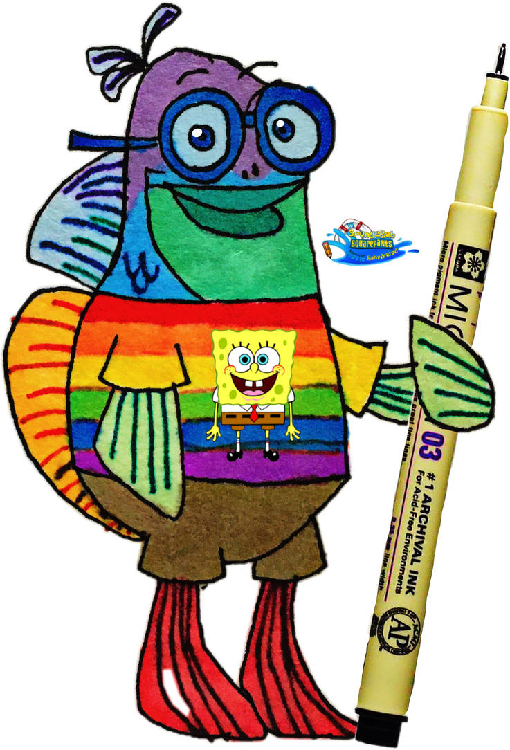 My own SpongeBob style of me by wilduda on DeviantArt