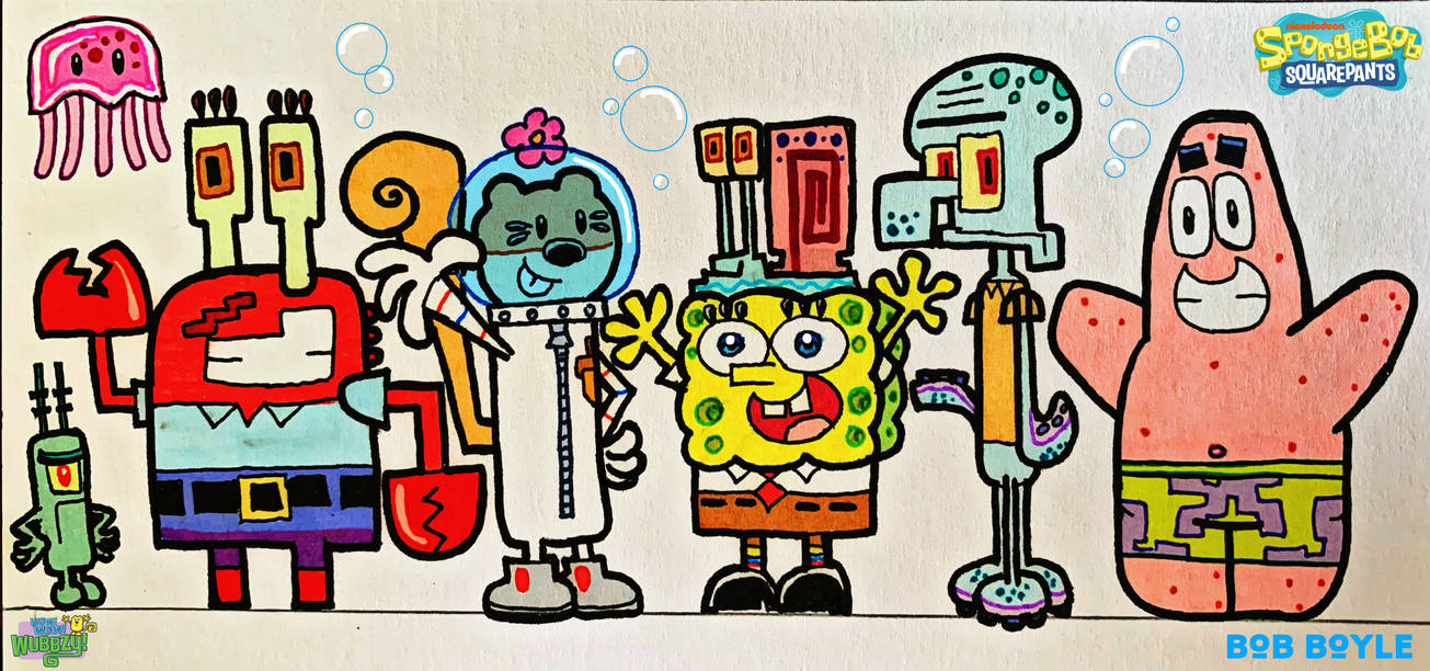 SpongeBob SquarePants in Bob Boyle Style by wilduda on DeviantArt