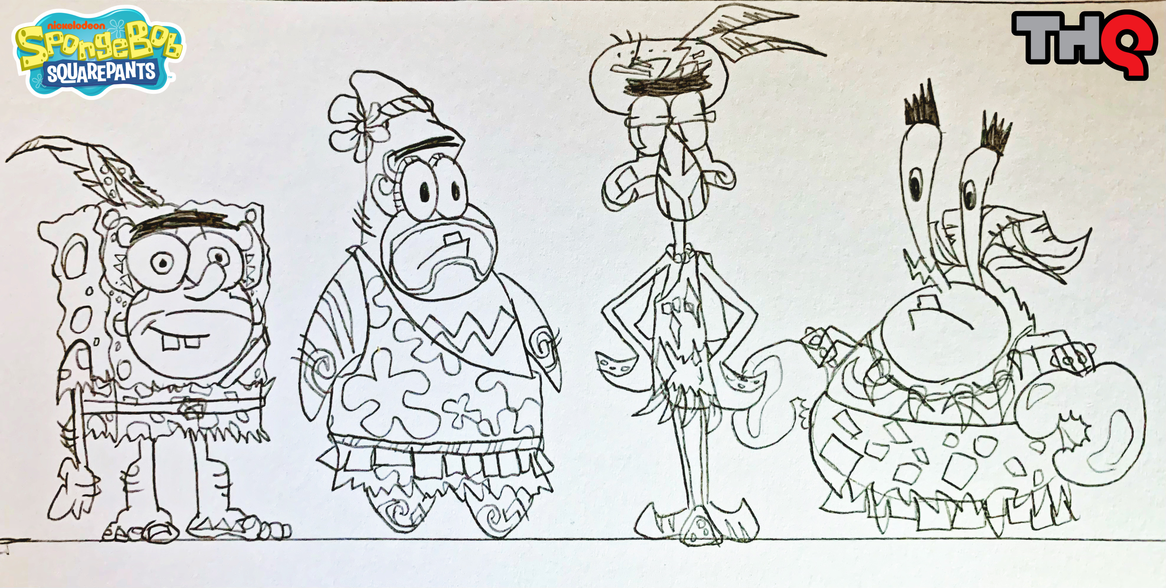 SpongeGar of Juju times (sketch) by wilduda on DeviantArt