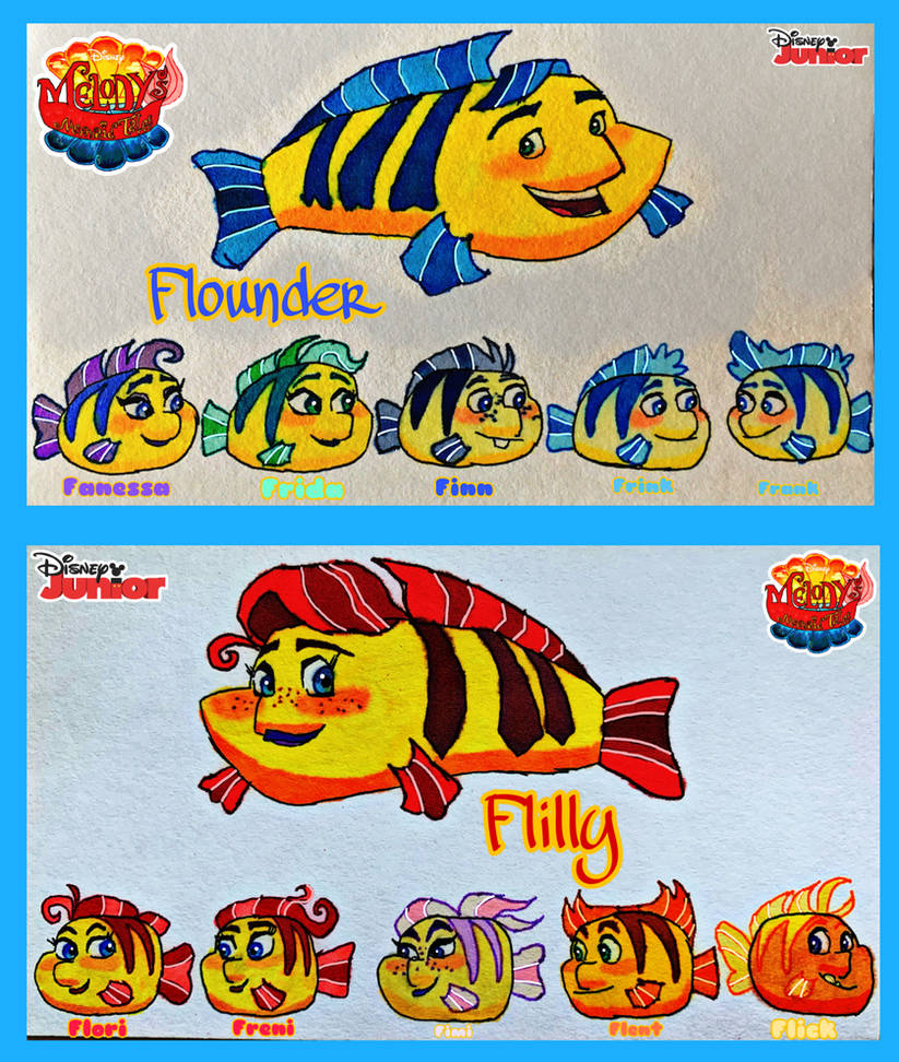 MMT: Flounder's forever Family by wilduda on DeviantArt