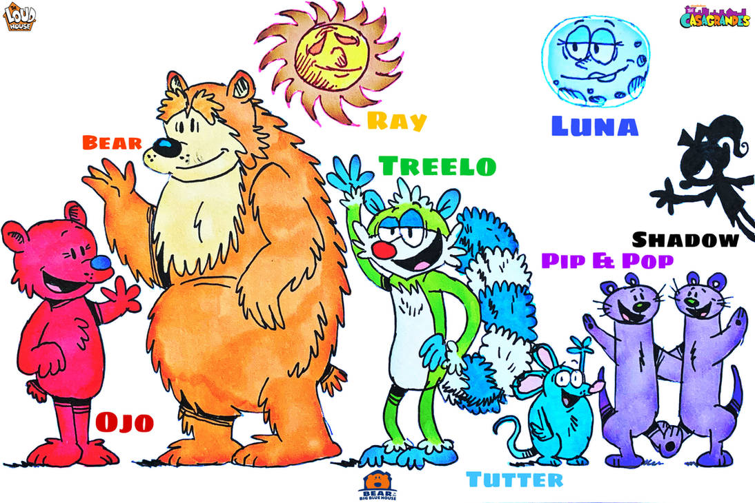 Bear inthe Big Blue House (Chris Savino style) by wilduda on DeviantArt