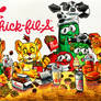 A Chick Fil A feast for kids 