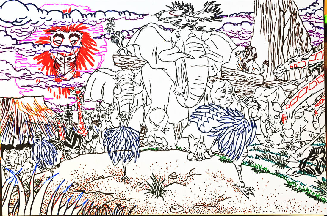 Circle of Life (lineart) by wilduda on DeviantArt