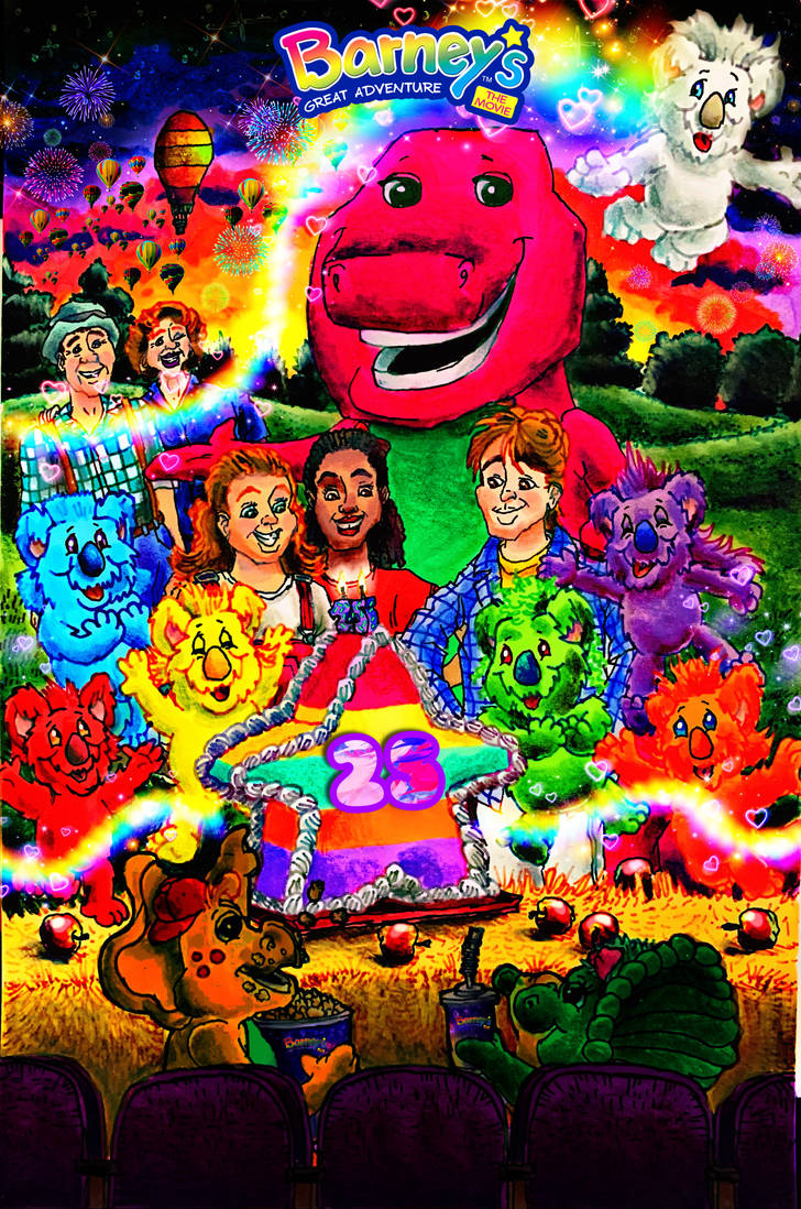 Barney S Great Adventures 25th Anniversary By Wilduda On Deviantart Barney S Great Adventures 25th Anniversary By Wilduda On Deviantart