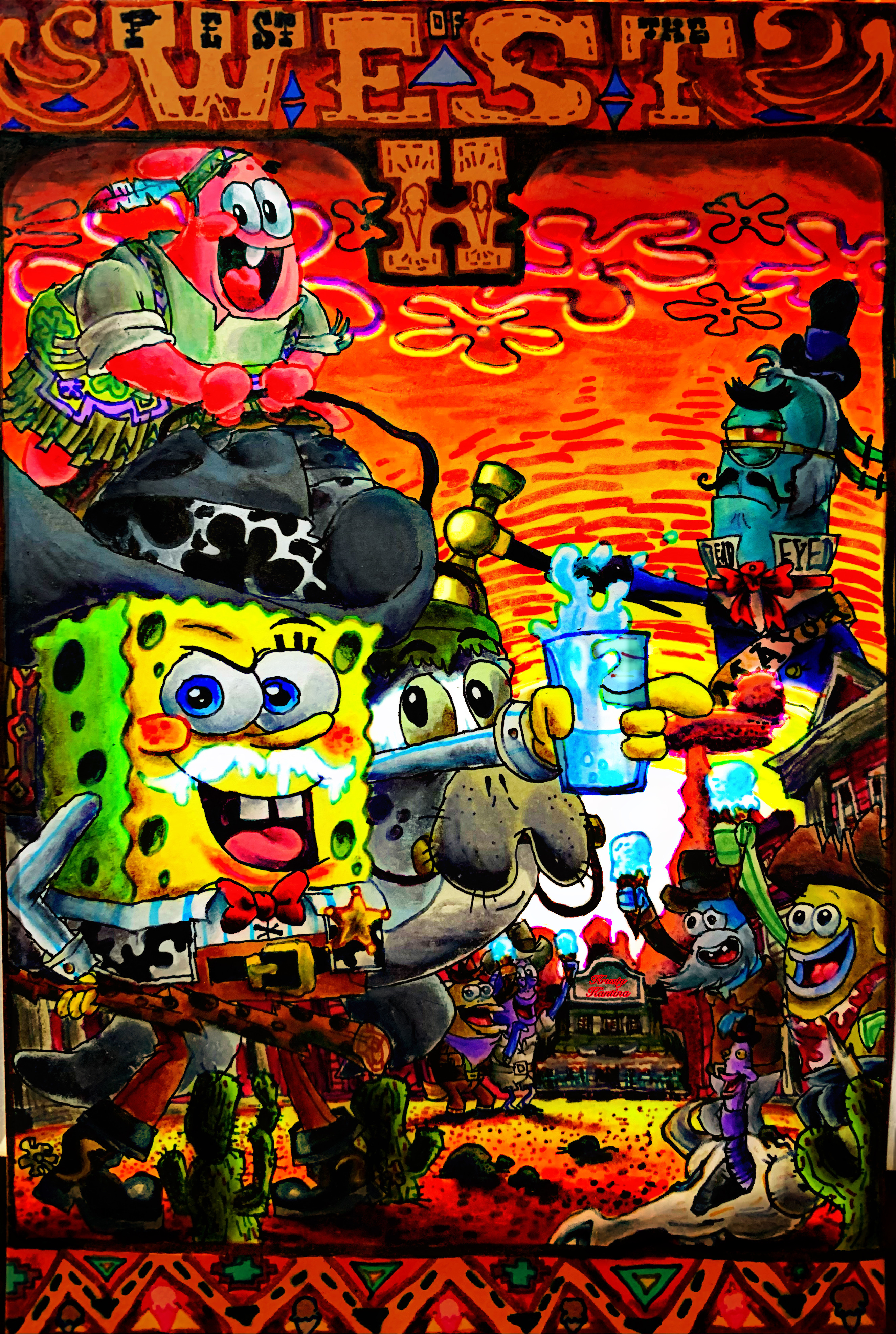 SpongeBucko and the Dairy Quest-It by wilduda on DeviantArt
