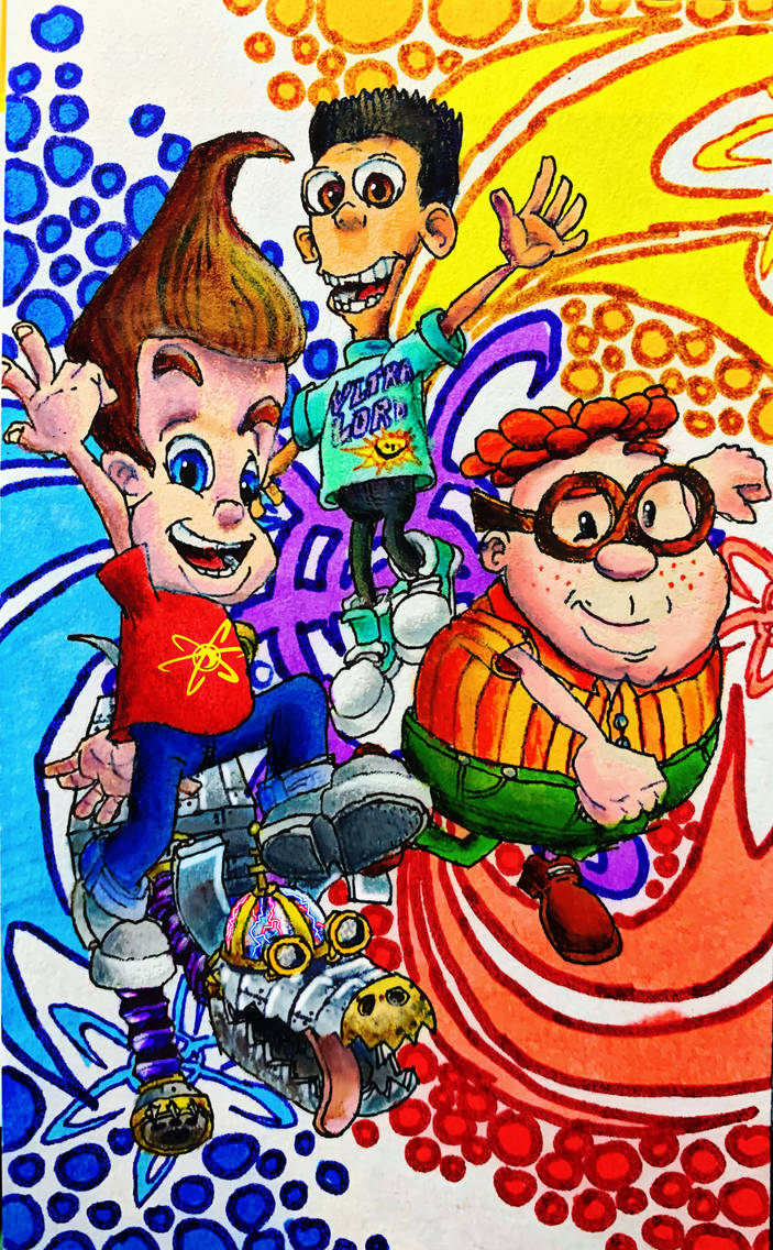 Jimmy Neutron: Three Amigops (sonic heroes style) by wilduda on DeviantArt