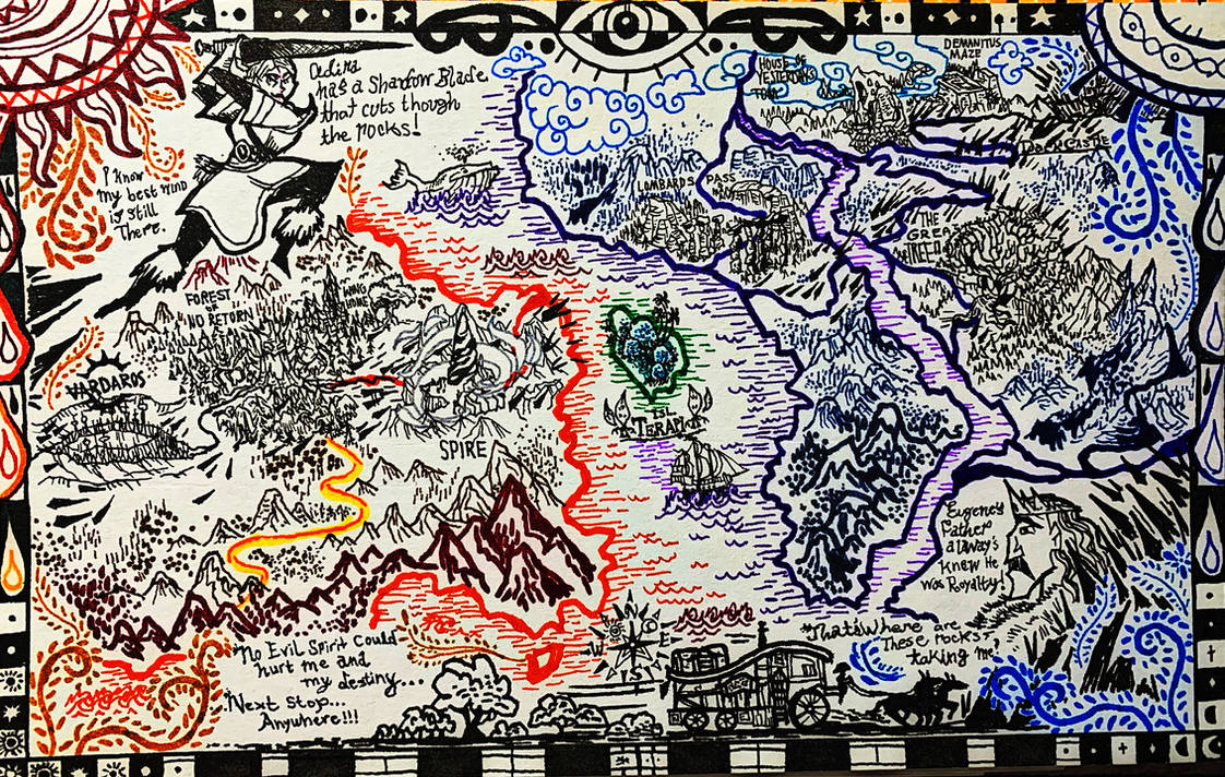 Tangle Island Map Rapunzel's Tangled Adventure map (lineart) by wilduda on DeviantArt