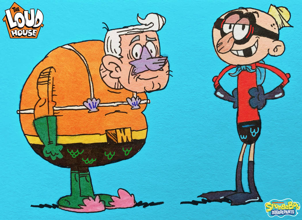MermaidMan and BarnacleBoy (TLH Style) by wilduda on DeviantArt