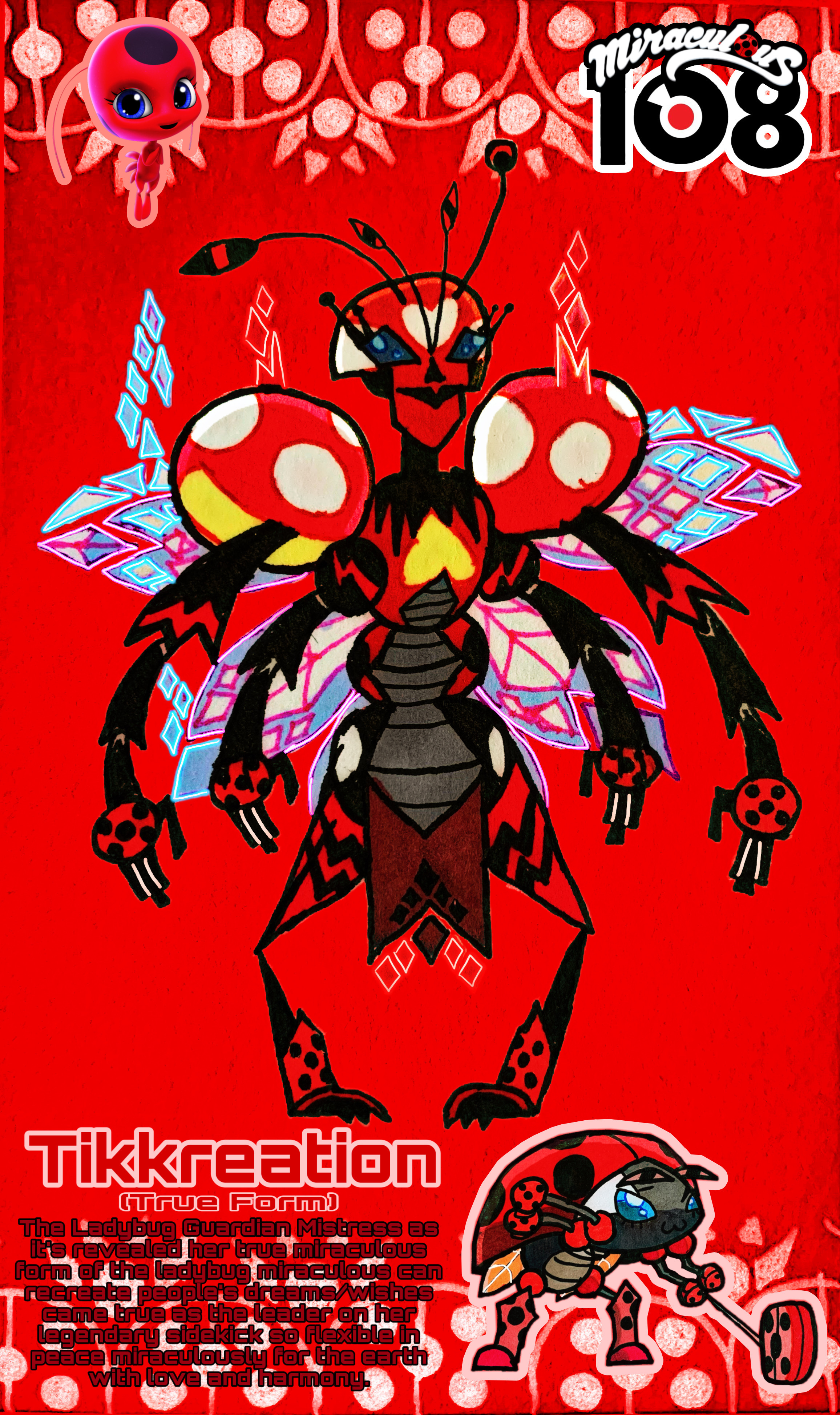 True Ladybug Miraculous 108: Tikkreation's True Ladybug Form by wilduda on DeviantArt