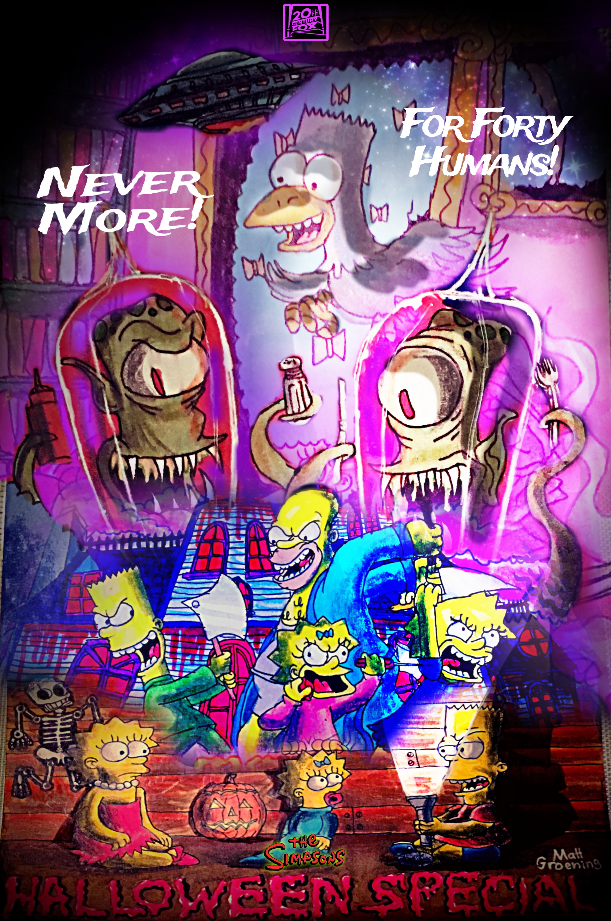 The Simpsons Treehouse of Horror I (Poster) by wilduda on DeviantArt