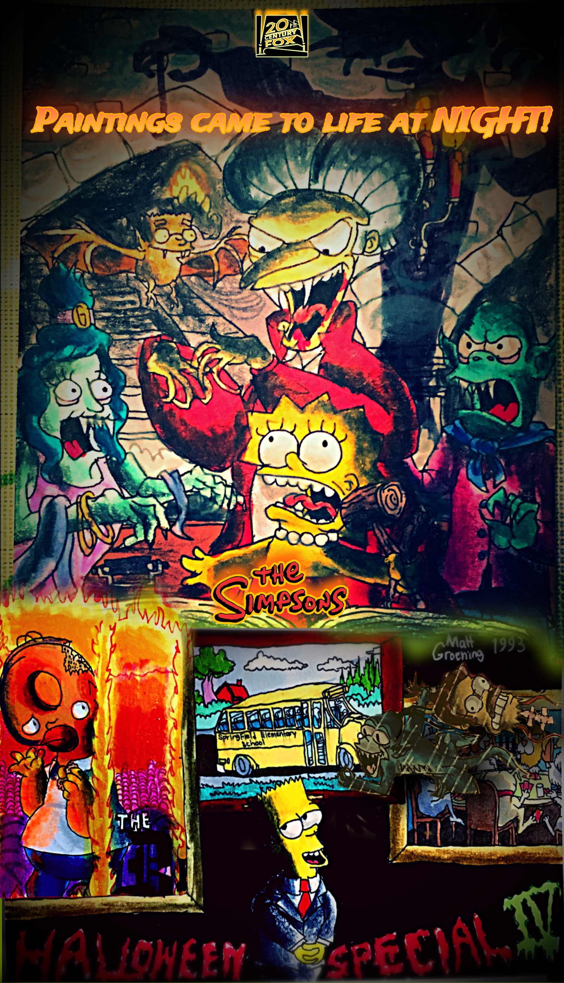 The Simpsons Treehouse of Horror IV (poster) by wilduda on DeviantArt