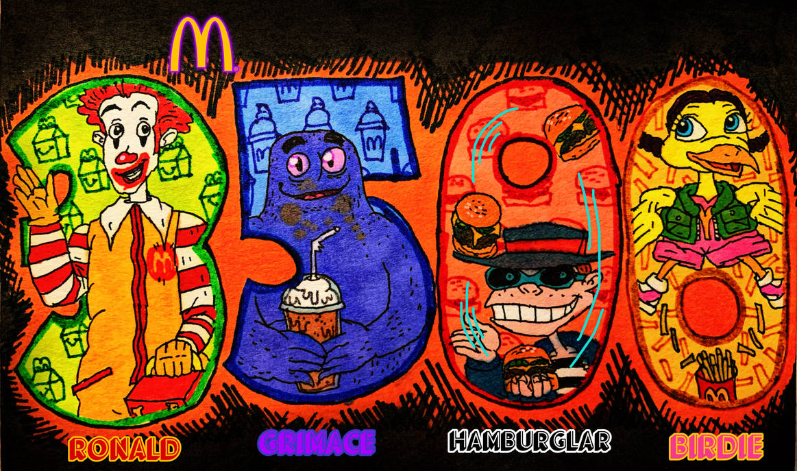 My 3,500th Pic in McDonaldland style! by wilduda on DeviantArt