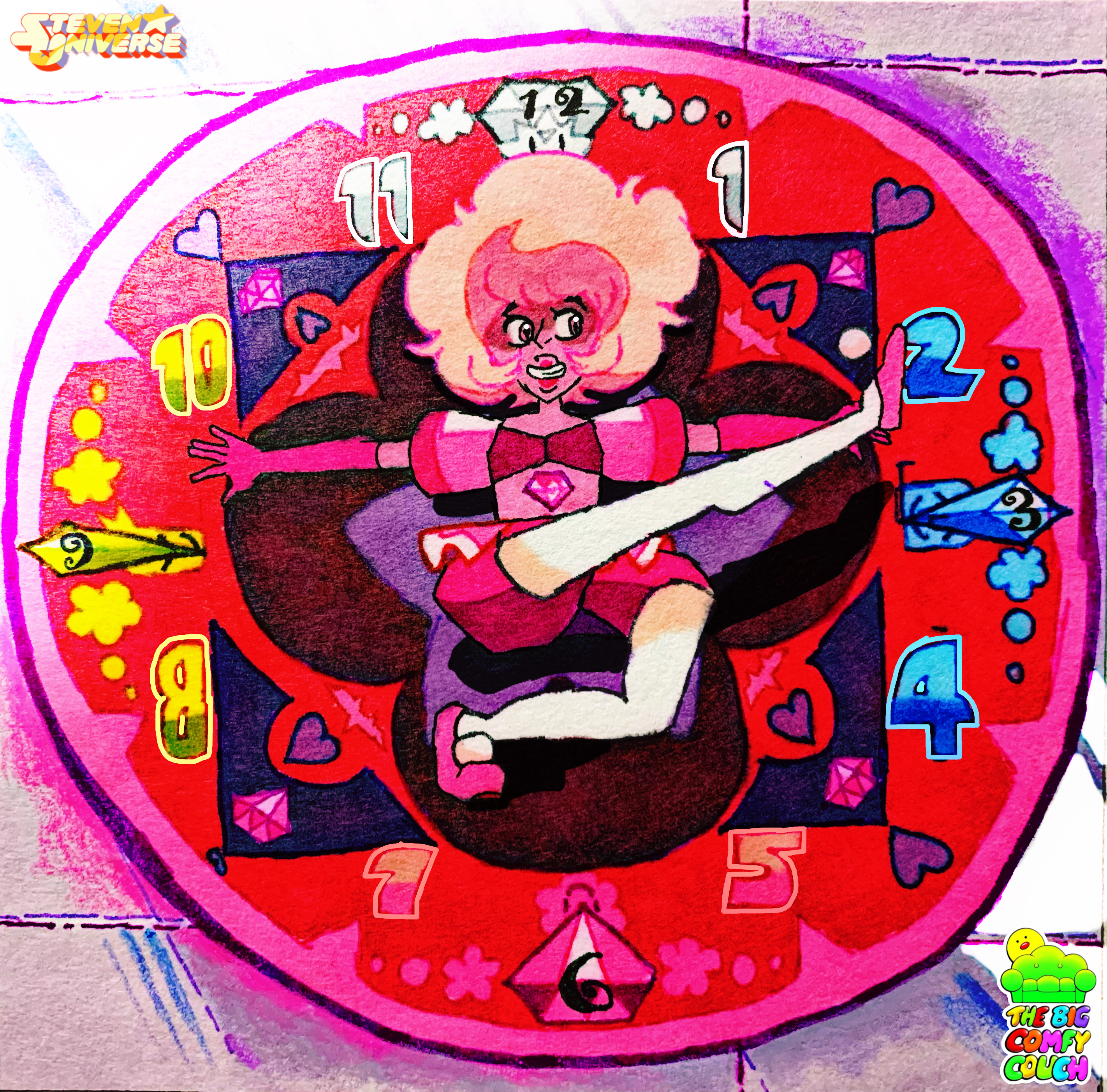Pink Diamond's Clock Rug Stretch by wilduda on DeviantArt