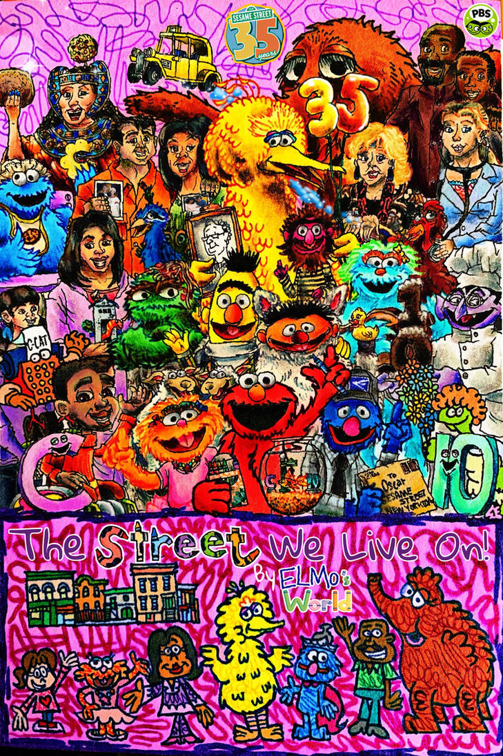 The Street We Live On! By Elmo by wilduda on DeviantArt