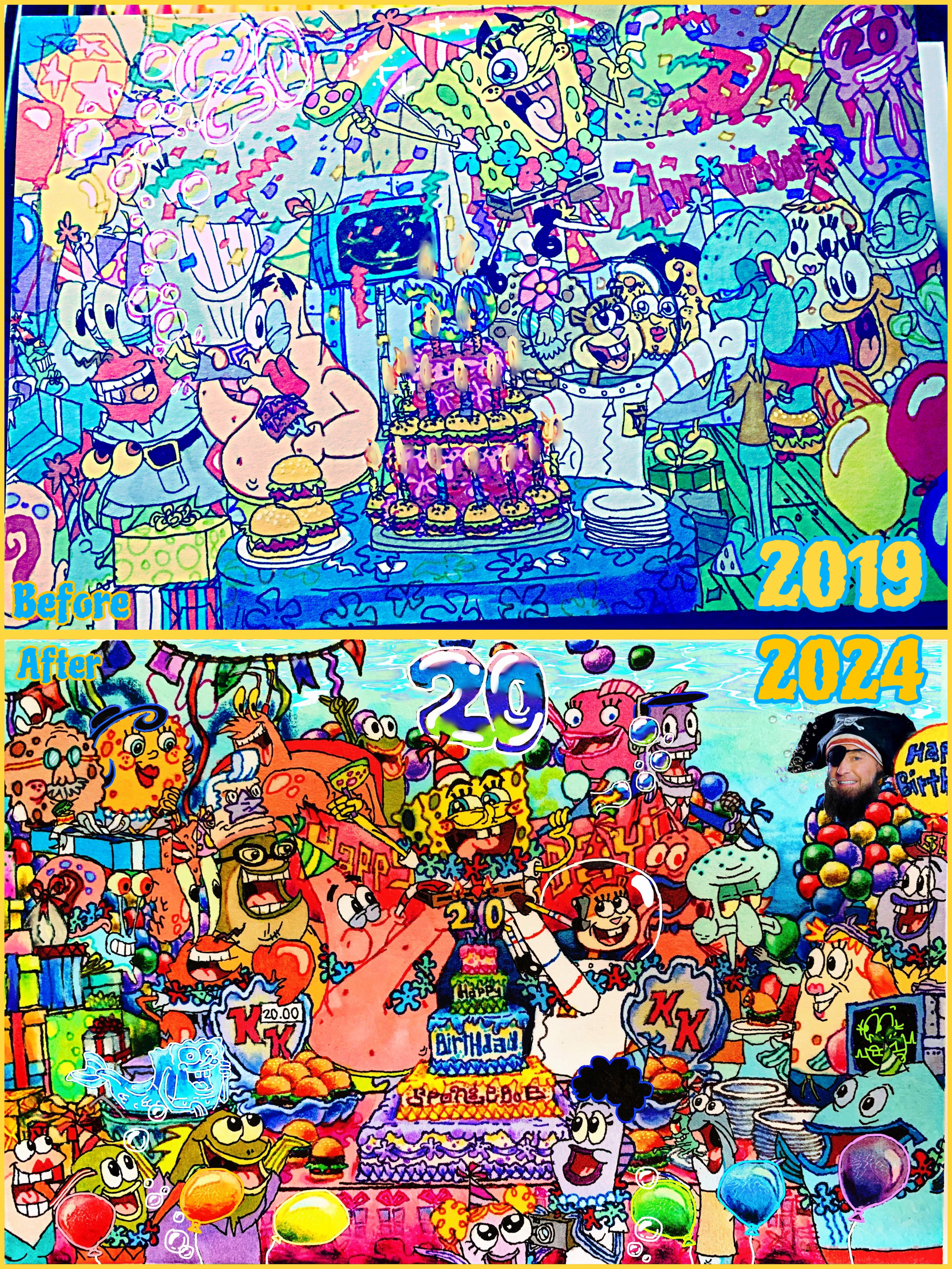 The SpongeBob 20 year Special (Comparison) by wilduda on DeviantArt
