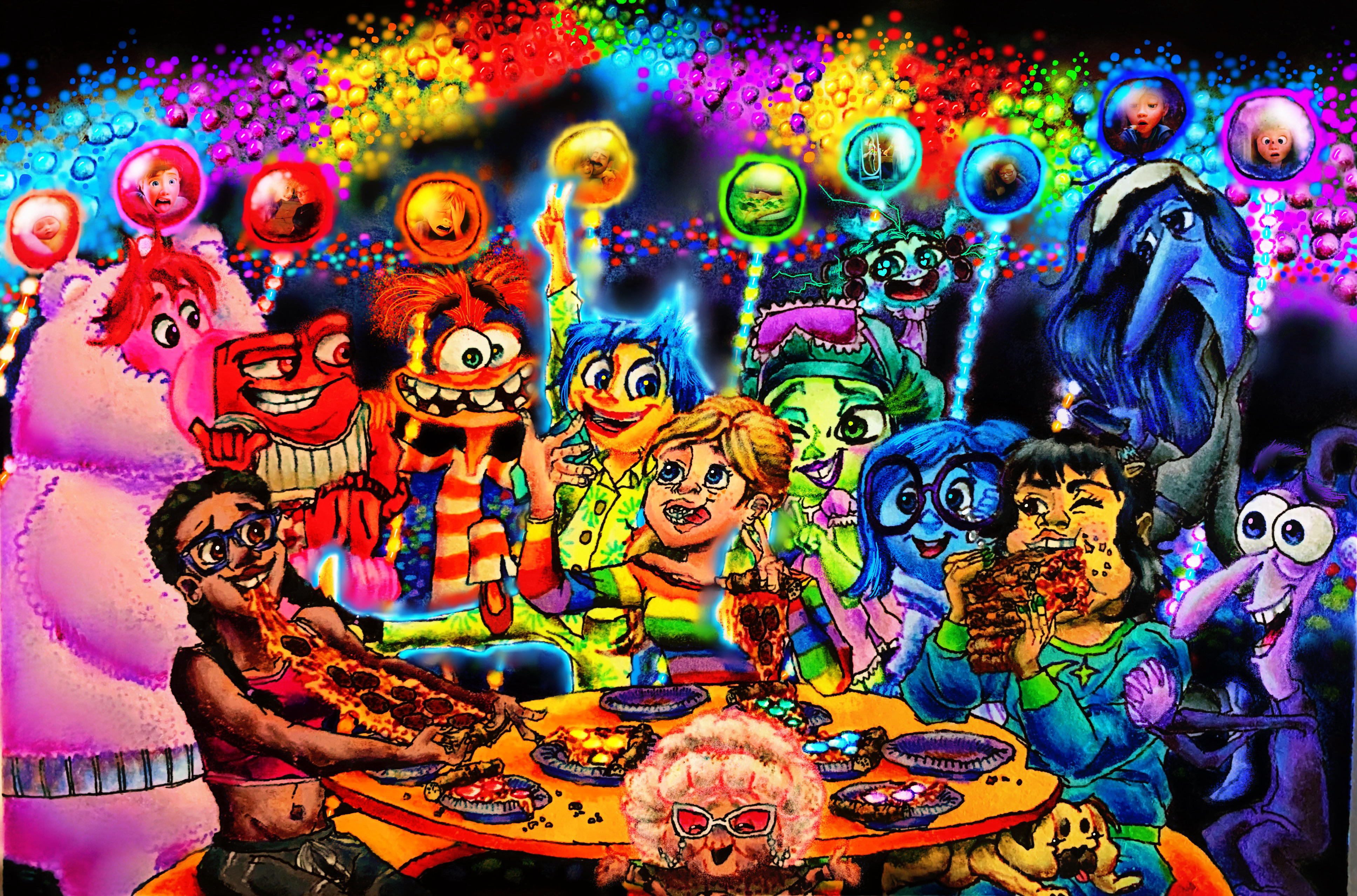 Inside Out 2 Slumber Memory Party by wilduda on DeviantArt