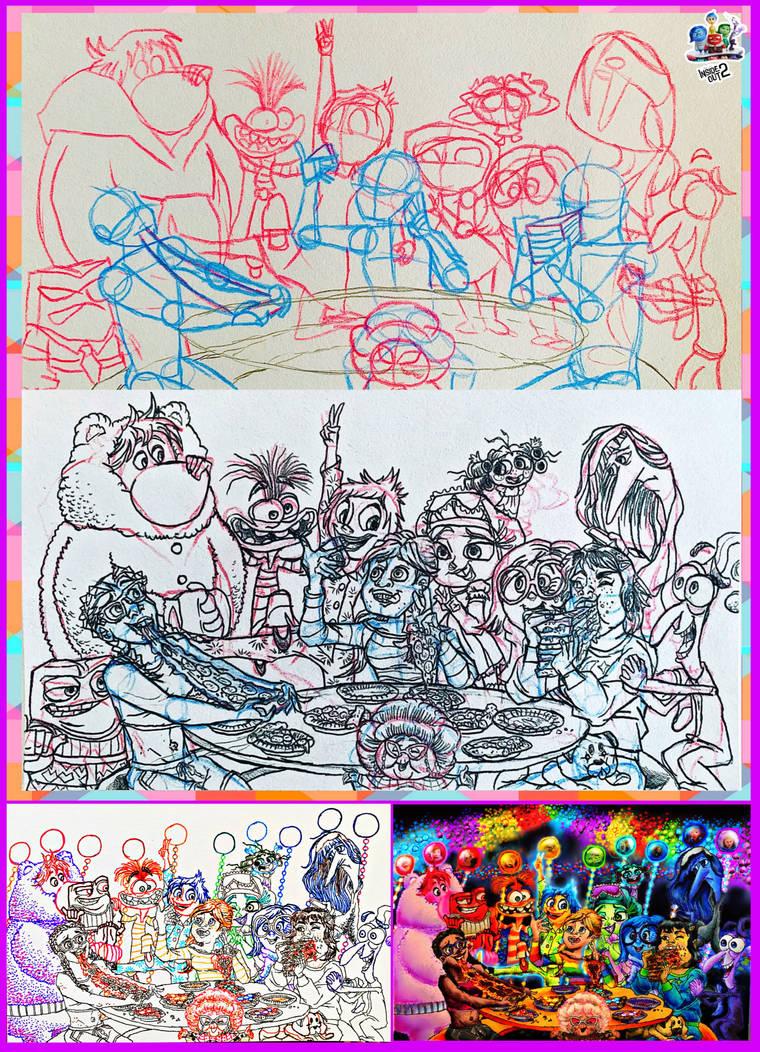 Inside Out 2 Slumber Memory Party (Progression) by wilduda on DeviantArt