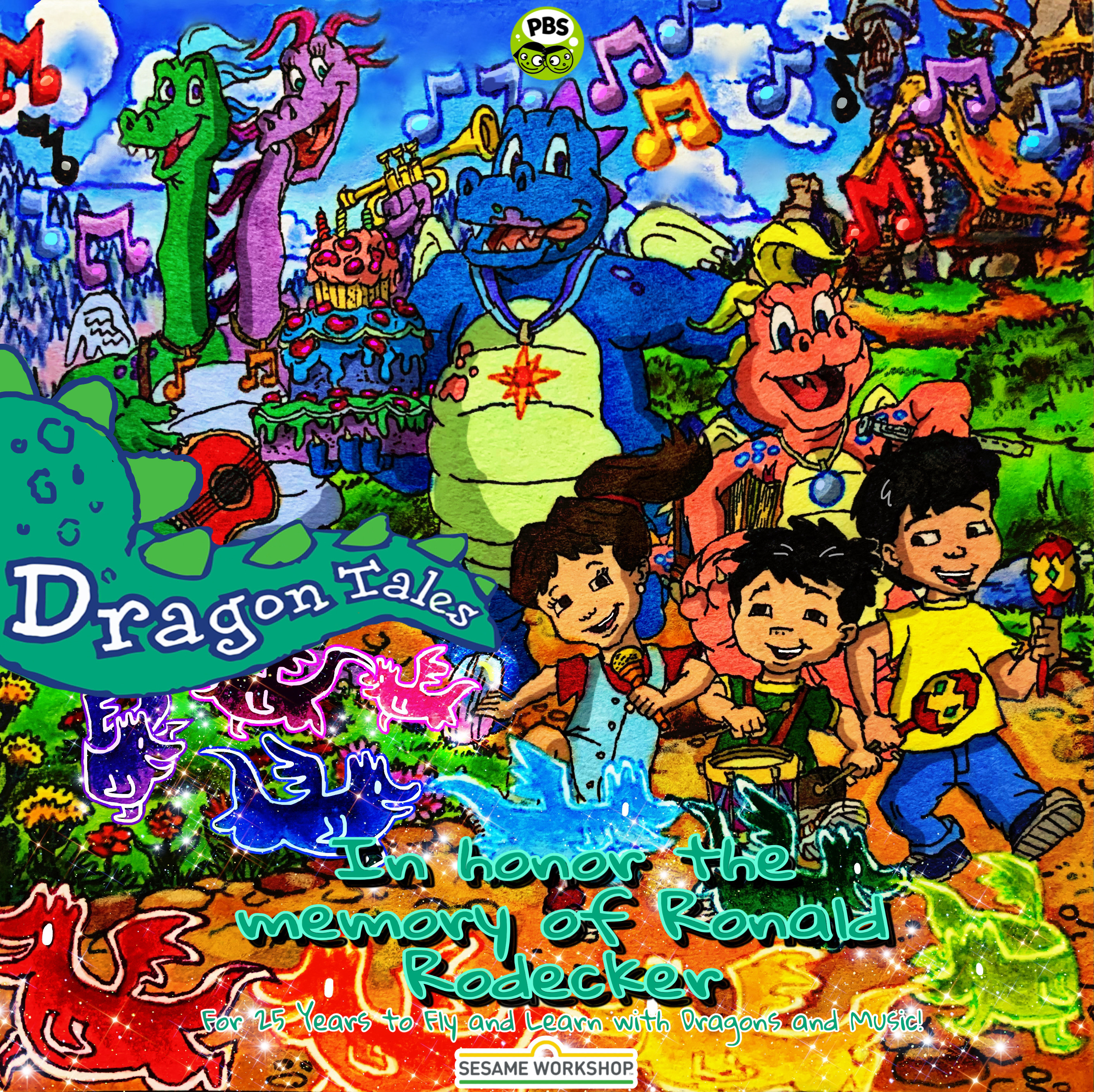 Dragon Tales 25th Anniversary CD Cover Art by wilduda on DeviantArt