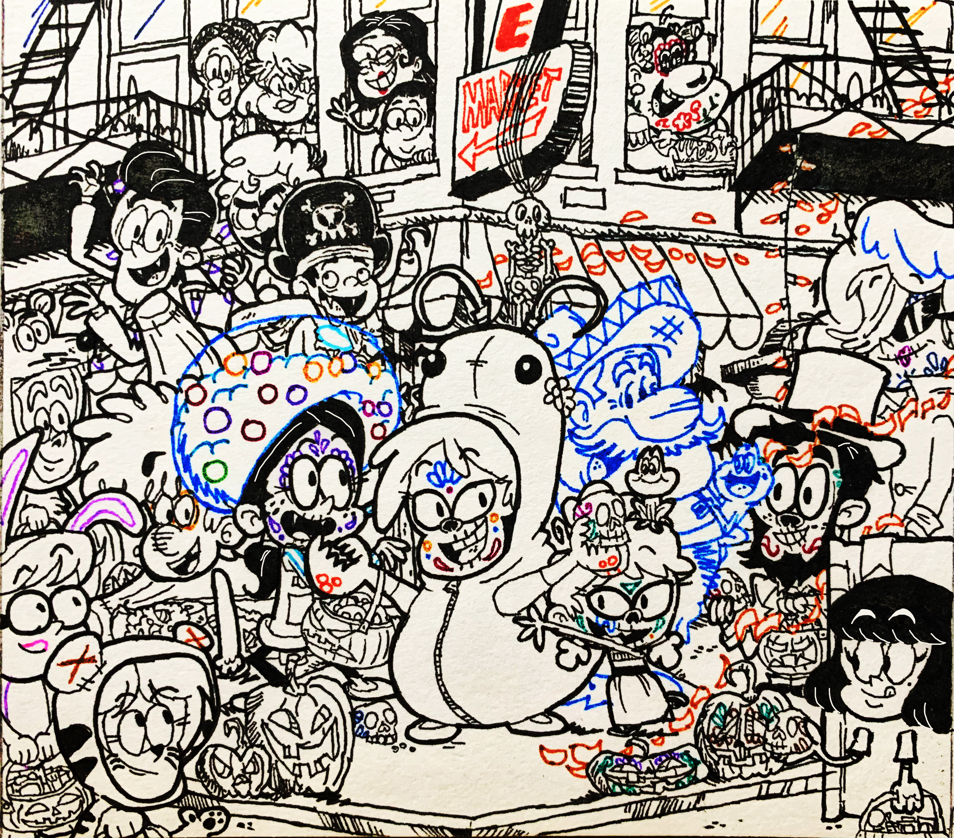 Croaked The Casagrandes: New Croaked Haunts (Outlined) by wilduda on DeviantArt
