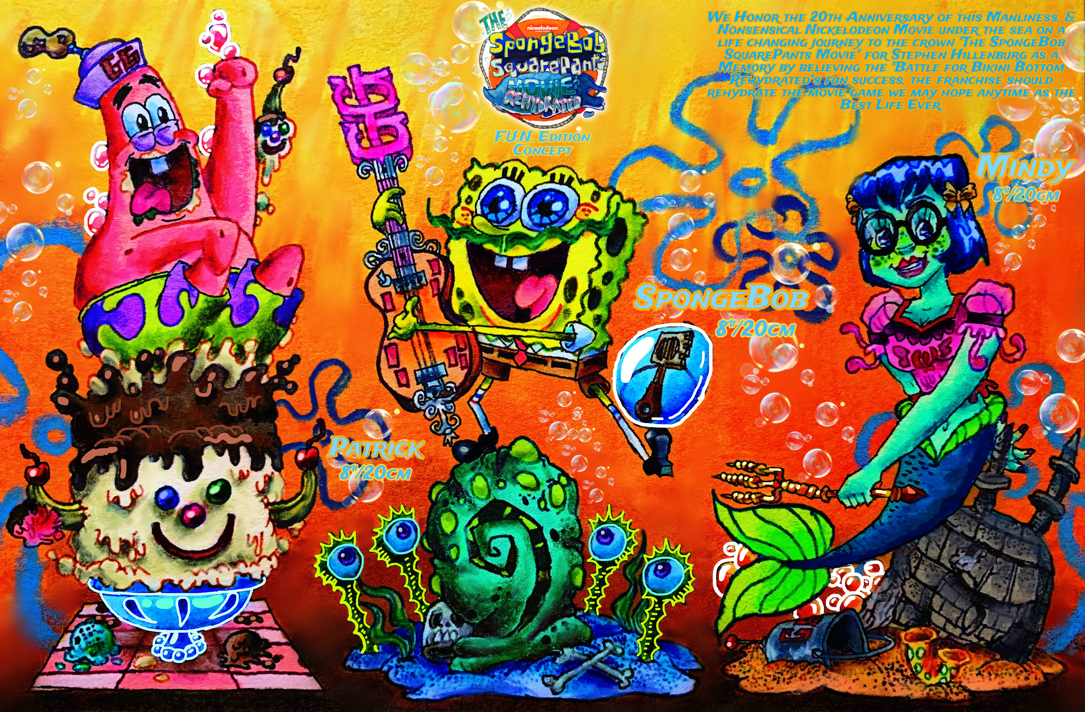 The SpongeBob Movie Rehydrated Figurines by wilduda on DeviantArt
