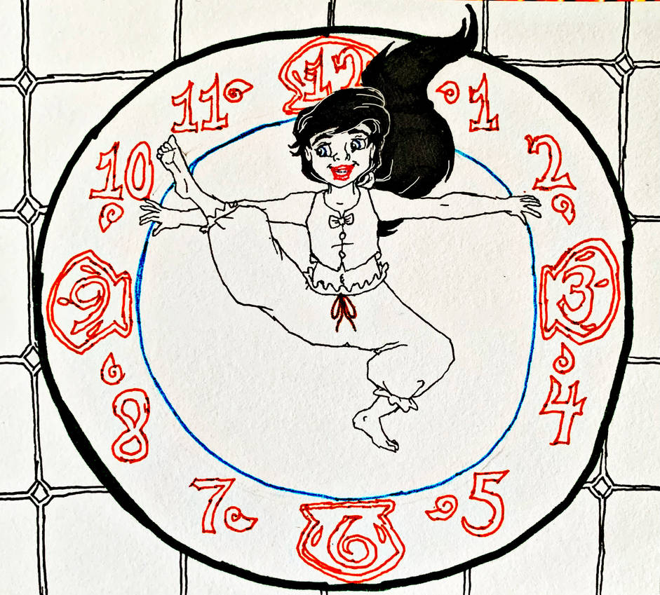 TLM II: Melody's Clock Rug Stretch (Outlined) by wilduda on DeviantArt