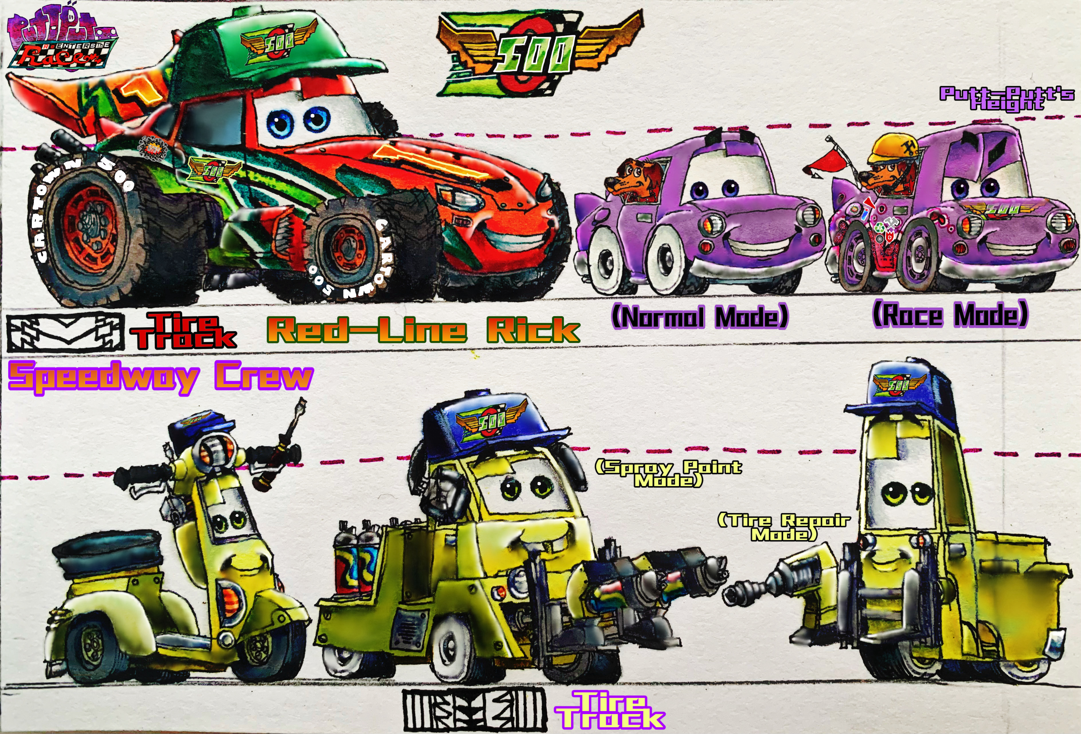 Rick The Racing Bus PPReETR: Red-Line Rick of the Speedway by wilduda on DeviantArt