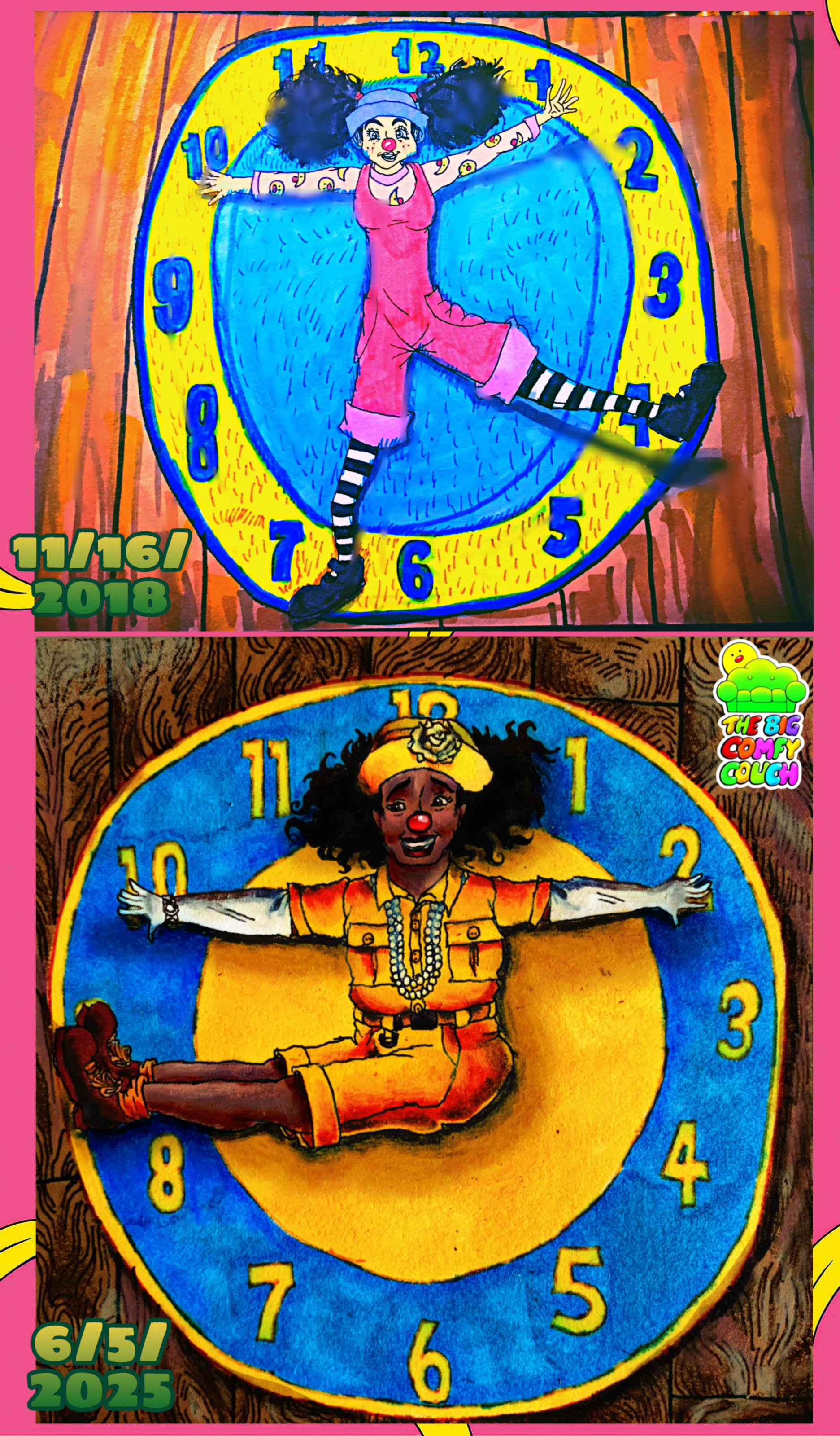 Loonette and Macassar Clock Stretching together by wilduda on DeviantArt