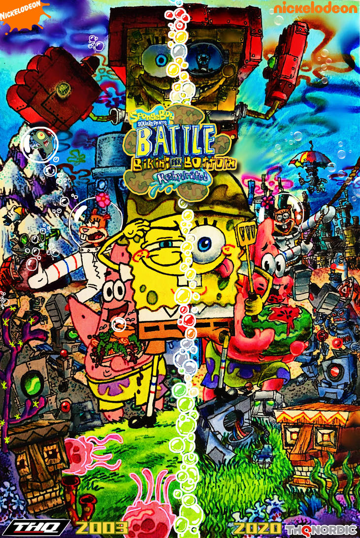 Bfbb SpongeBob BFBB Rehydratable Anniversary of the 5th by wilduda on DeviantArt