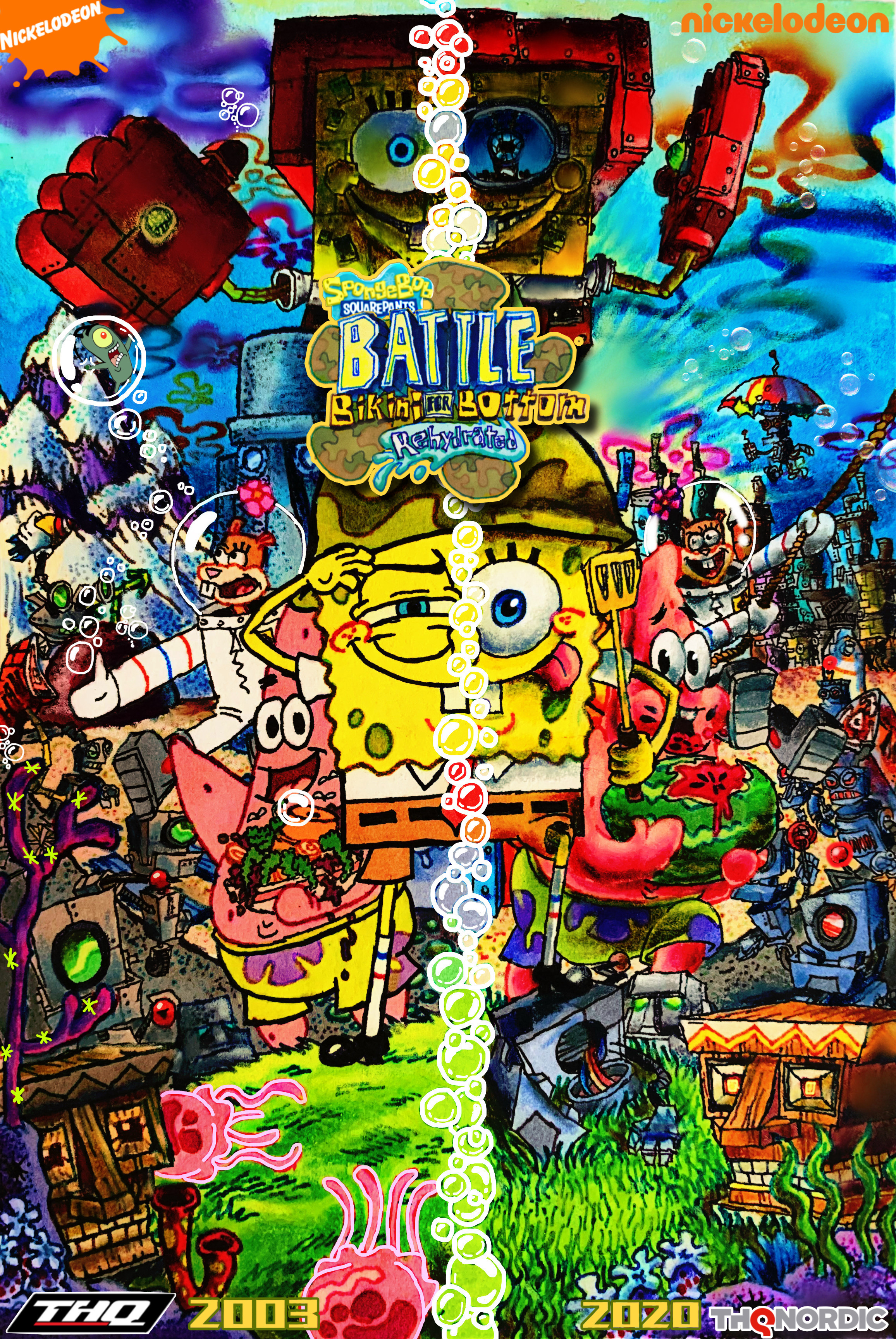 Bfbb SpongeBob BFBB Rehydratable Anniversary of the 5th by wilduda on DeviantArt