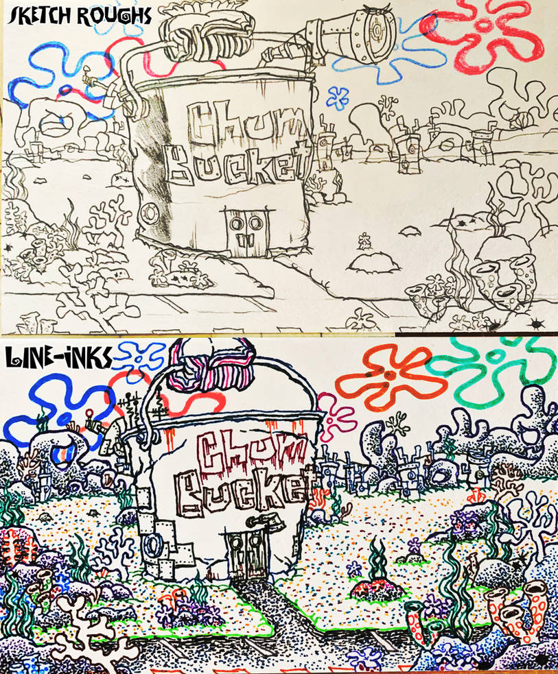 The Chum Bucket (SpongeBob Movie Style Concept) by wilduda on DeviantArt