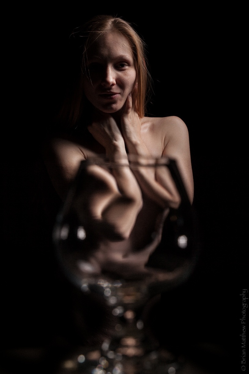 Jeannie in a glass