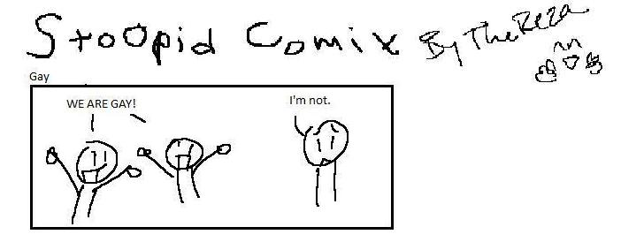 Stoopid comix Gay