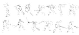 Sword and Shield poses