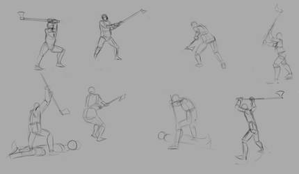 Tutorial Character Poses Fight On Drawing Tutorial Deviantart