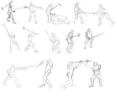 Sword and Shield poses by TimothyWilson on DeviantArt