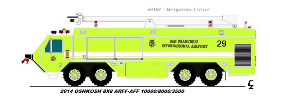 Oshkosh 8x8 ARFF SFO by BCrewz on DeviantArt
