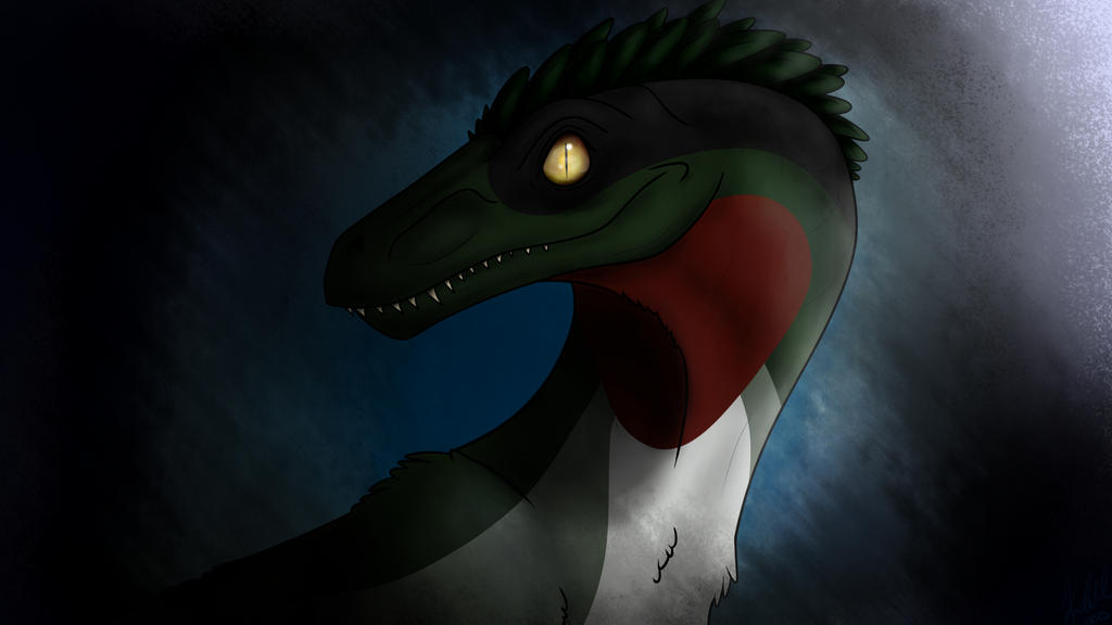 Ruby Throat Raptor by DeathByRaptorz on DeviantArt