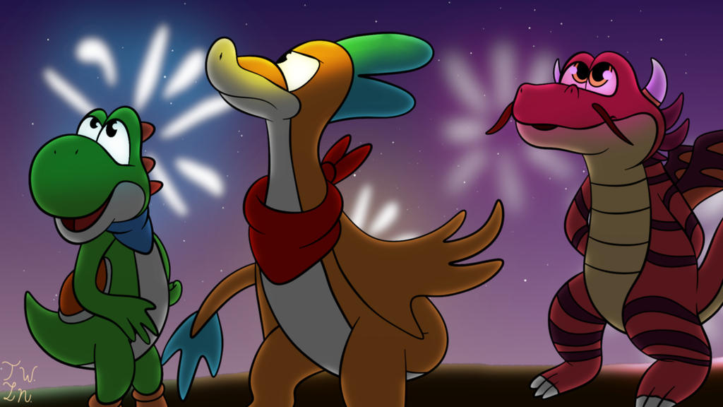 Super Mario - Dragon Trio by HyoryuArtist on DeviantArt