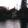 Silhouette Splash Mountain