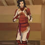 Asami in Fire Ferrets gear