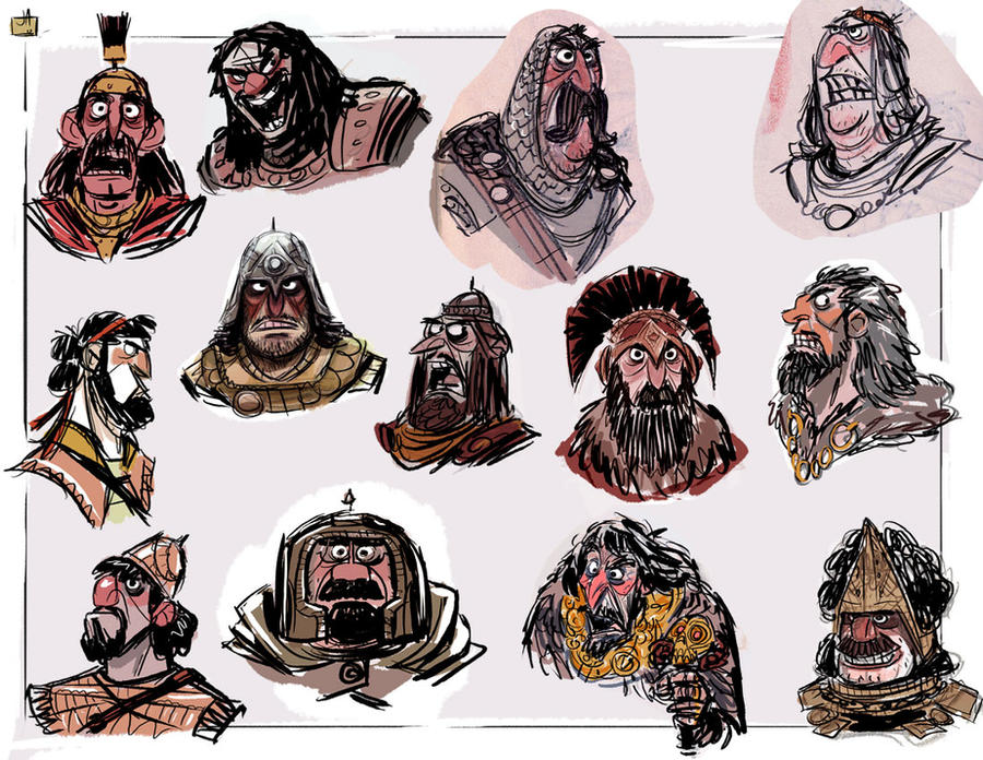 Warrior faces