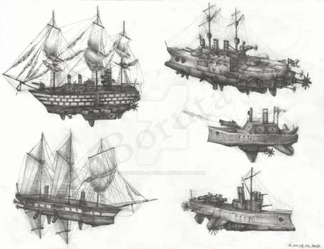 Airship Sketches