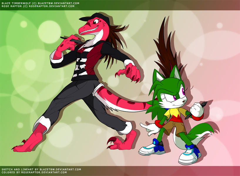 Rose Raptor Artists At Work by RoseRaptor on DeviantArt