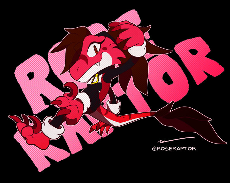 Raptor Raspberry Rose Rose Raptor - SC 2023 Style by RoseRaptor on DeviantArt