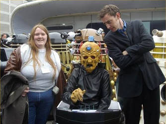 Doctor, Donna, Davros, Daleks